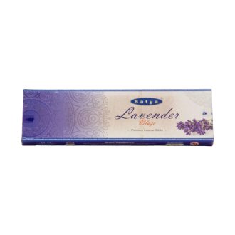 عود دست ساز هندی ساتیا مدل لوندر ( اسطوخدوس، اسطوخودس ) - Satya - Lavender بسته 50 گرمی