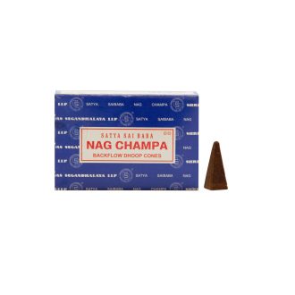 عود آبشاری دست ساز هندی ساتیا ناگ چامپا Nag Champa-Satya بسته 10 عددی