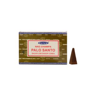 عود آبشاری دست ساز هندی ساتیا مدل پالو سانتو Satya-Nag Champa Palo Santo بسته 10 عددی