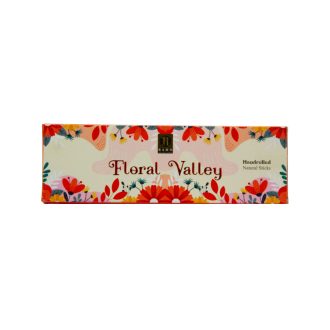 عود دست ساز هندی رامو مدل فلورال ولی (دره گل) - Ramo-Floral valley بسته 50 گرمی